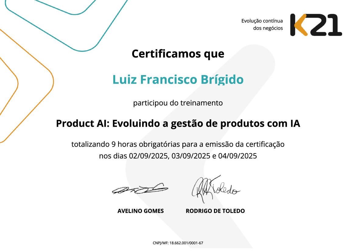 Certificado K21